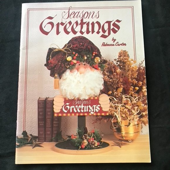 Seasons Greetings Rebecca Carter Christmas Tole Painting Christmas Santa 39 pgs. - Picture 1 of 8